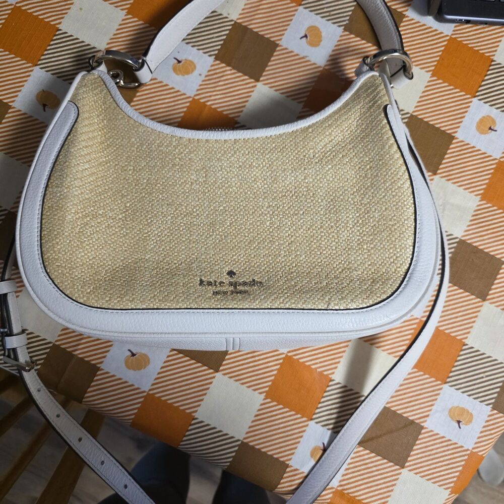 Kate Spade Leila Straw Shoulder Bag